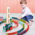 Baby Toy Domino Train Puzzle Automatic Release Building Blocks
