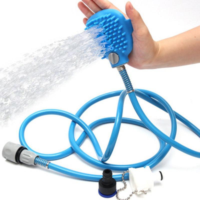 Pet Bathing Tool Pet Shower Sprayer and Scrubber in-one
